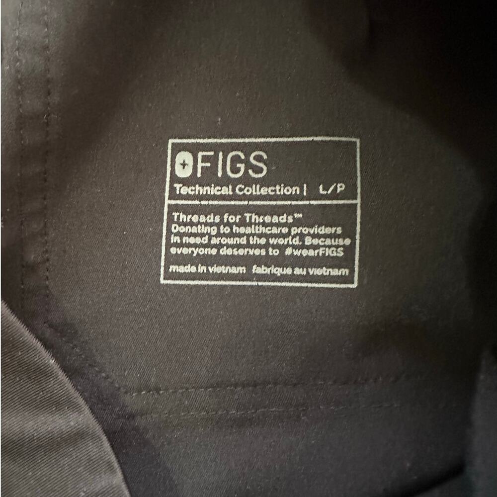 Figs High Waisted Livingston Basic Scrub Pants Size LP - Picture 5 of 9